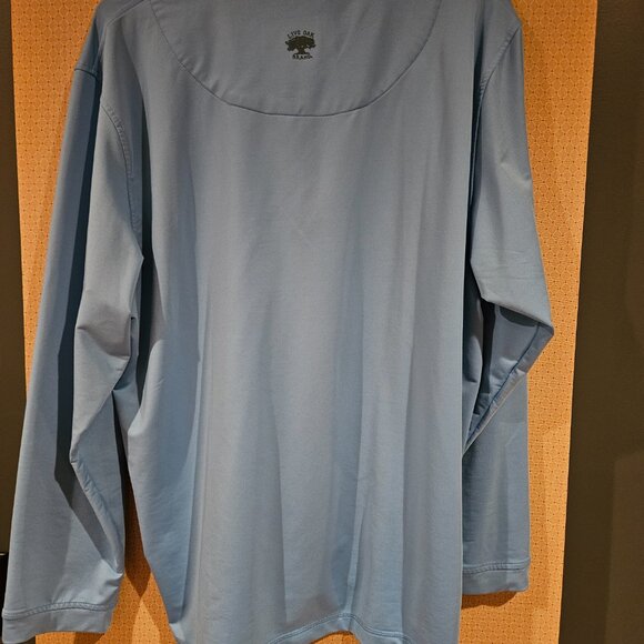 Live Oak Brand Quarter-Zip Pullover – Pale Blue | American Classic Essential - Picture 7 of 7